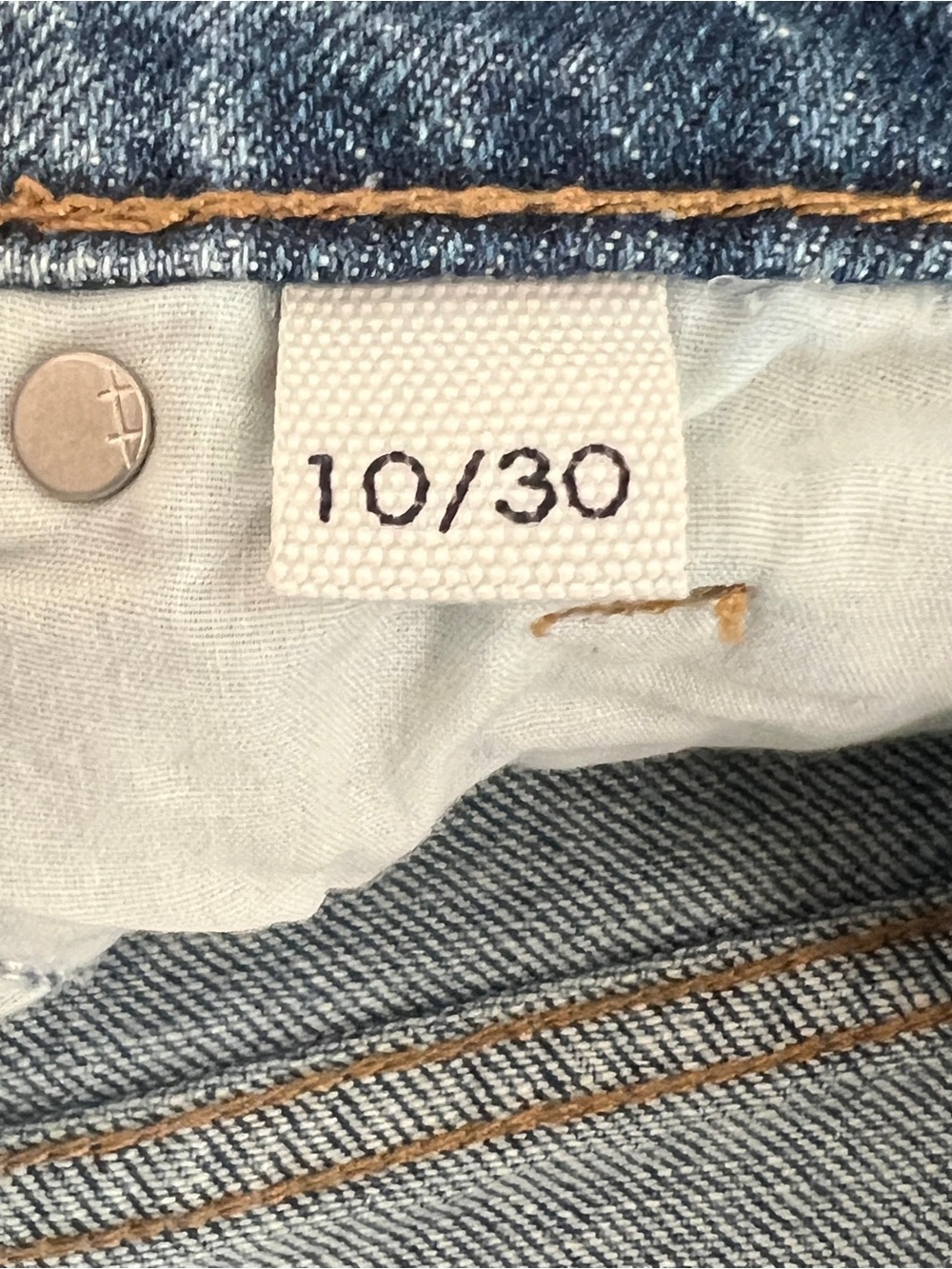 Habitual Two-Tone Wide Leg Jeans in Light Blue Denim - Picture 5 of 8